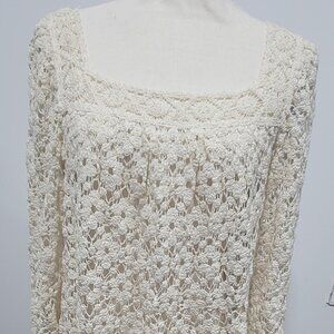 Anna Sui Lace Mini Dress Size M (Vintage)